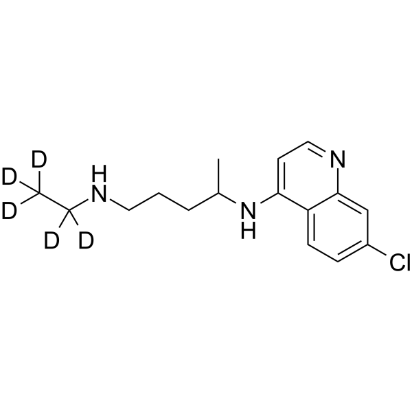 Desethyl chloroquine-d5 1261392-69-1